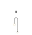 Modern Double Globe Pendant Light