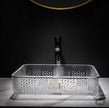 Modern Clear Crystal Glass Vessel Sink