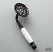 Matte Black Vintage Rain Shower System with Handheld Spray