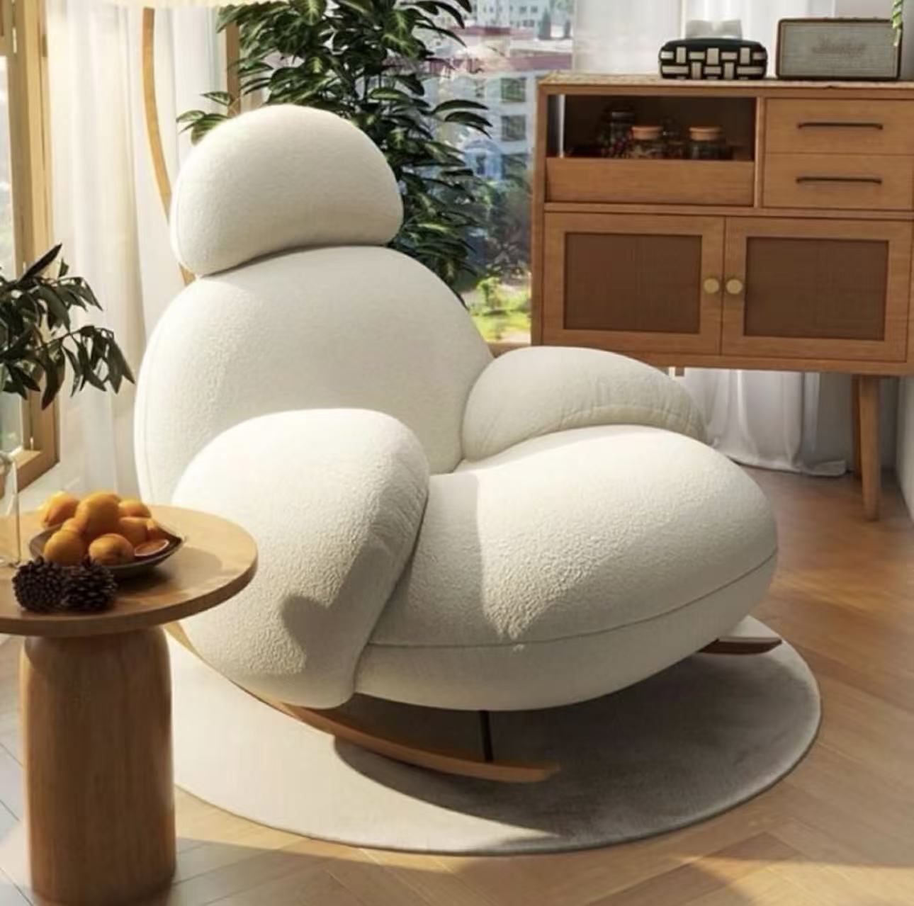 Plush Rocking Lounge Chair