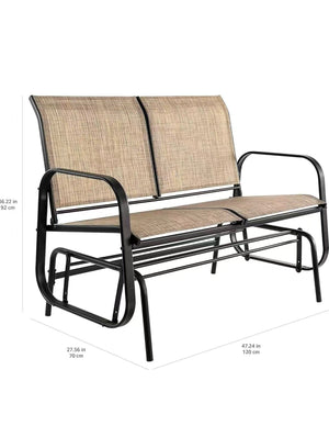 Outdoor 2-Person Glider Bench