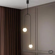 Modern Double Globe Pendant Light