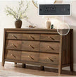 9-Drawer Dresser with Charging Station
